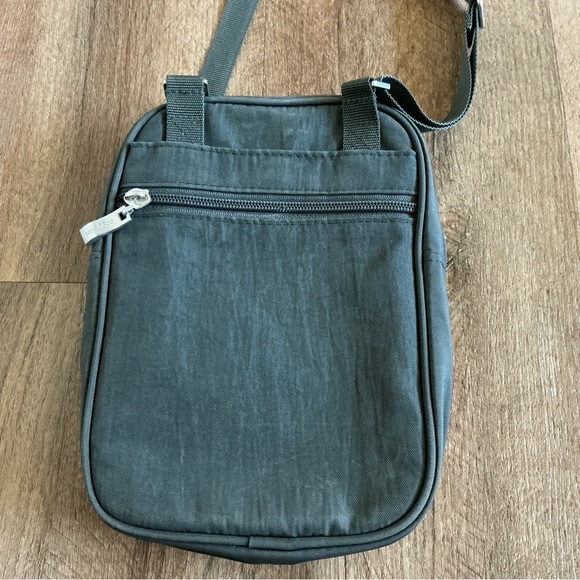 Baggallini Crossbody Purse Bag RFID Journey Sand Small Dark Gray Silver Travel - Picture 11 of 15